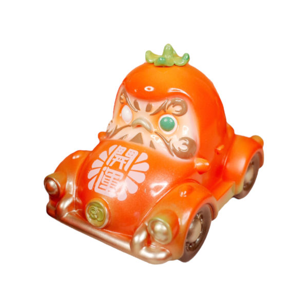 |Toy・Cargo| Pull Back Car Daruma - Orange