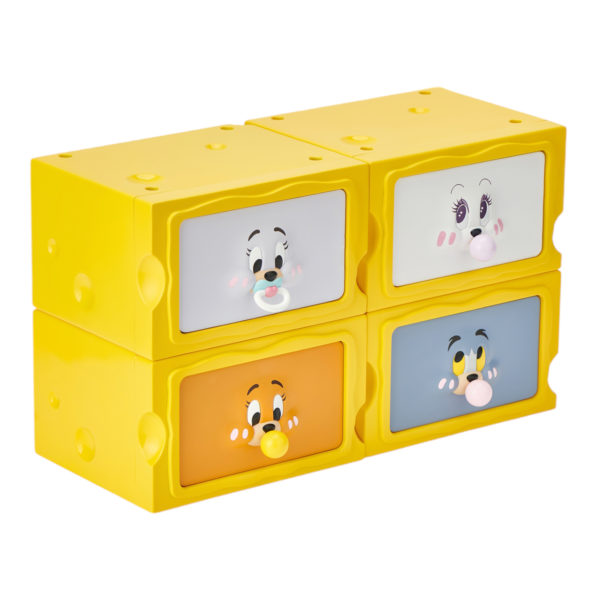 |Toy・Cargo| Tom and Jerry - Cheese Storage Cabinet 4-piece set