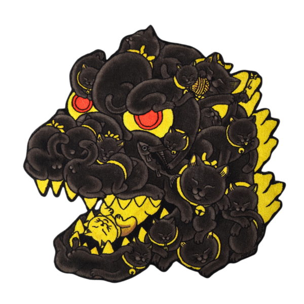 |Toy・Cargo| Hundred Cats Carpet - Ink Gold