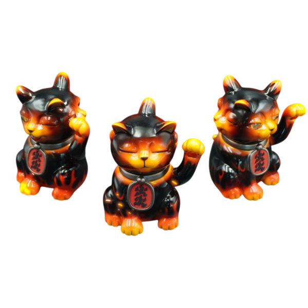 |Toy・Cargo| Three Faced Maneki Neko - Fire Fire